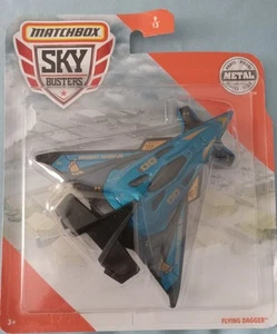 2019 Matchbox Sky Busters Flying Dagger Desert Dagger 9/13 1:64 Jet - Picture 1 of 2