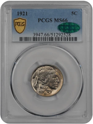 1921 Buffalo PCGS CAC MS 66 - Image 1 of 4