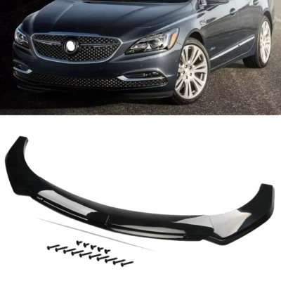 For Buick Lacrosse Glossy Black Front Bumper Lip Spoiler Splitter/ - Imagem 1 de 4