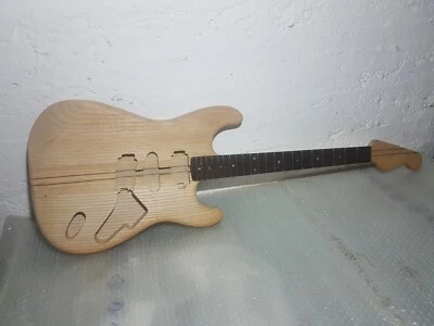 80's SWAMP ASH NECK THROUGH BODY DESIGN STR*T - made in GERMANY - Photo 1/4