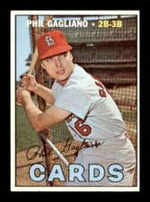 1967 Topps Phil Gagliano #304 Corner Knick St. Louis Cardinals
