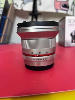 Rokinon 12mm F2.0 High Speed Wide Angle Lens (Micro 4/3 Silver) - Image 1 of 4