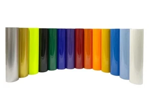 HEAT TRANSFER VINYL Roll HTV 12" wide by yard for Cricut, Silhouette us pu pvc - Picture 1 of 9