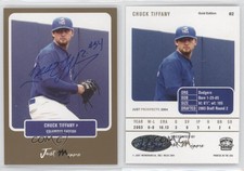2004 Just Minors Just Prospects Gold Auto /50 Chuck Tiffany #82 Auto