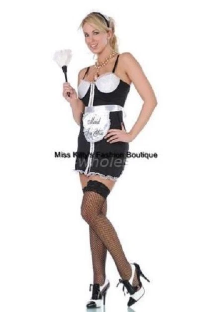 nwt ADULT sexy SEVEN 'TIL MIDNIGHT french MAID for YOU halloween PARTY costume - Image 1 of 1