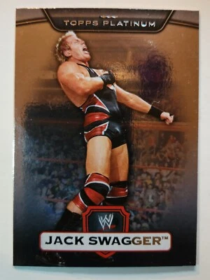 2010 Topps WWE Platinum #53 JACK SWAGGER - Image 1 of 2
