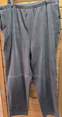 Lands End Stretch Corduroy Pants, Gray, Sz 2X w/Pockets - Image 1 of 4