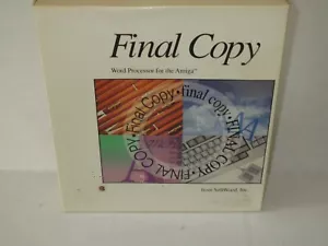 Final Copy for the Commodore Amiga - Picture 1 of 6