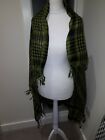 Green Square Dogtooth Scarf