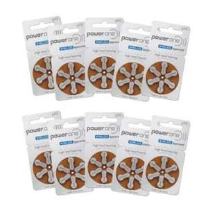 Power one hearing aid batteries (Size 312) - 10 cards (60 cells). - Picture 1 of 1