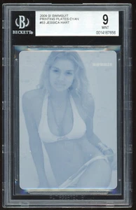 JESSICA HART 2009 SPORTS ILLUSTRATED SI SWIMSUIT #53 PRINTING PLATE 1/1  BGS 9.5 - Picture 1 of 2