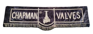 Antik Stickerei Chapman Ventil Indianer Obstgarten Springfield Ma Werbeschild - Bild 1 von 11