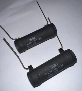 Dale HLW-15-11W , 35 Ohm 15 Watt Wirewound Ceramic Power Resistor New Lot of (2) - Picture 1 of 12