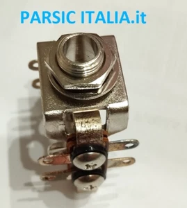 STEREO PANEL JACK STECKDOSE D=6,3mm METALL VINTAGE MODELL (=2 STÜCK) - Bild 1 von 8