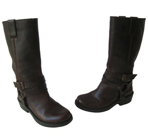 MIA ECHTLEDER HARNESS BIKER STIEFEL DAMEN US 6 HOT MADE IN BRAZIL  - Bild 1 von 10
