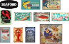 ho scale seafood restaurant decals