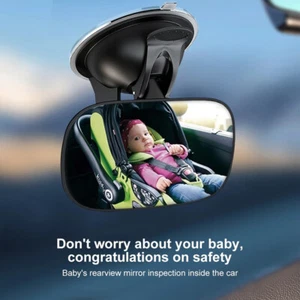 Adjustable Car Baby Rearview Mirror Baby Back Seat Rearview Mirror Mini Mirror - Picture 1 of 8