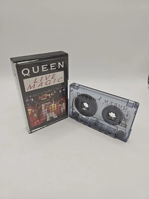 Queen - Live Magic Cassette Tape Album - Transparent Shell (Incs Many Hits) - Image 1 of 4