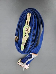 (9 Pack) Kinedyne Logistic Ratchet Strap, 20ft x, 2In, 1000lb, 642001 - Picture 1 of 2