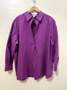 Athleta Damen Oversize Popeline Top Größe 1X Oversized Old Money Capsule Preppy - Bild 1 von 12