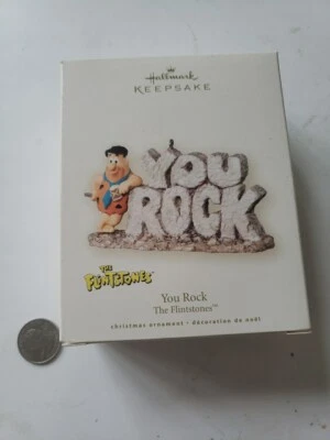 Hallmark 2007 Fred The Flintstones You Rock Keepsake Christmas Ornament MIB 2007 - Изображение 1 из 4