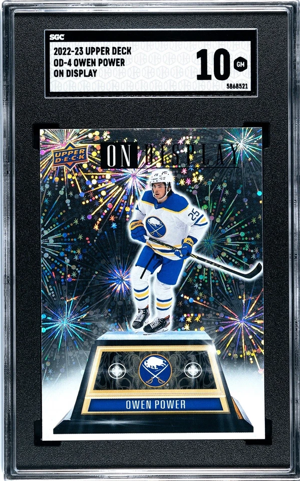 Owen Power 2022-23 Upper Deck On Display Exclusive SP RC Card #OD-4 Rookie 💎🔥 - Image 1 of 2