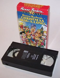 Hanna Barbera's Super Stars Christmas Sing Along VHS Video - Jetsons, Yogi, - Picture 1 of 3
