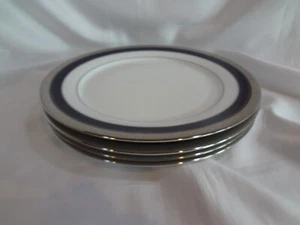 Noritake China Crestwood Cobalto Platino - Juego de 4 platos de cena - Imagen 1 de 6