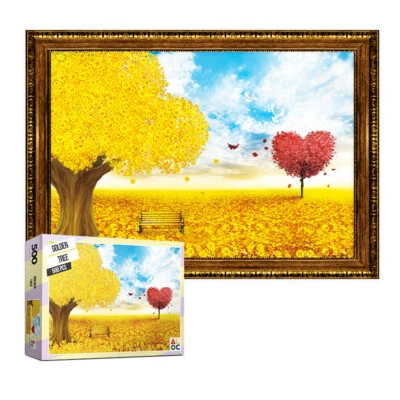 Rompecabezas Árbol Dorado 500 Piezas Hermoso Diseño Naturaleza, Regalo Ideal Foto 1 de 4