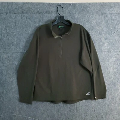 Eastern Mountain Sports EMS Polartec Men's 1/4 Zip Pullover Jacket L Olive Green - Image 1 of 4