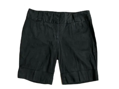 George Bermuda Short Size 14 Stretch Black Mid Rise Women's - Image 1 of 4