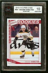 2013-14 O-Pee-Chee Dougie Hamilton #531 KSA 10 Boston Bruins