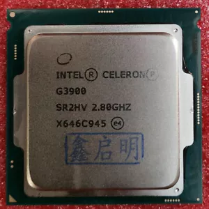 Intel Celeron G3900 2MB Cache 2.80GHz LGA 1151 Dual Core SR2HV CPU Processor - Picture 1 of 3