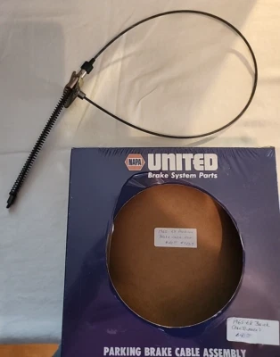 Conjunto de cable de freno de estacionamiento trasero Buick (excepto Riviera) 1965-1968 NAPA 92315 Foto 1 de 4
