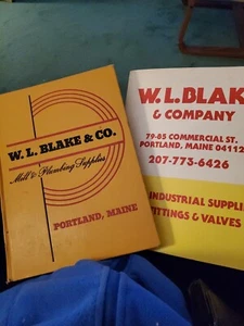 Pair Of W.L. Blake & Co. Mill & Plumbing Supplies Catalogs, Portland ME - Picture 1 of 9