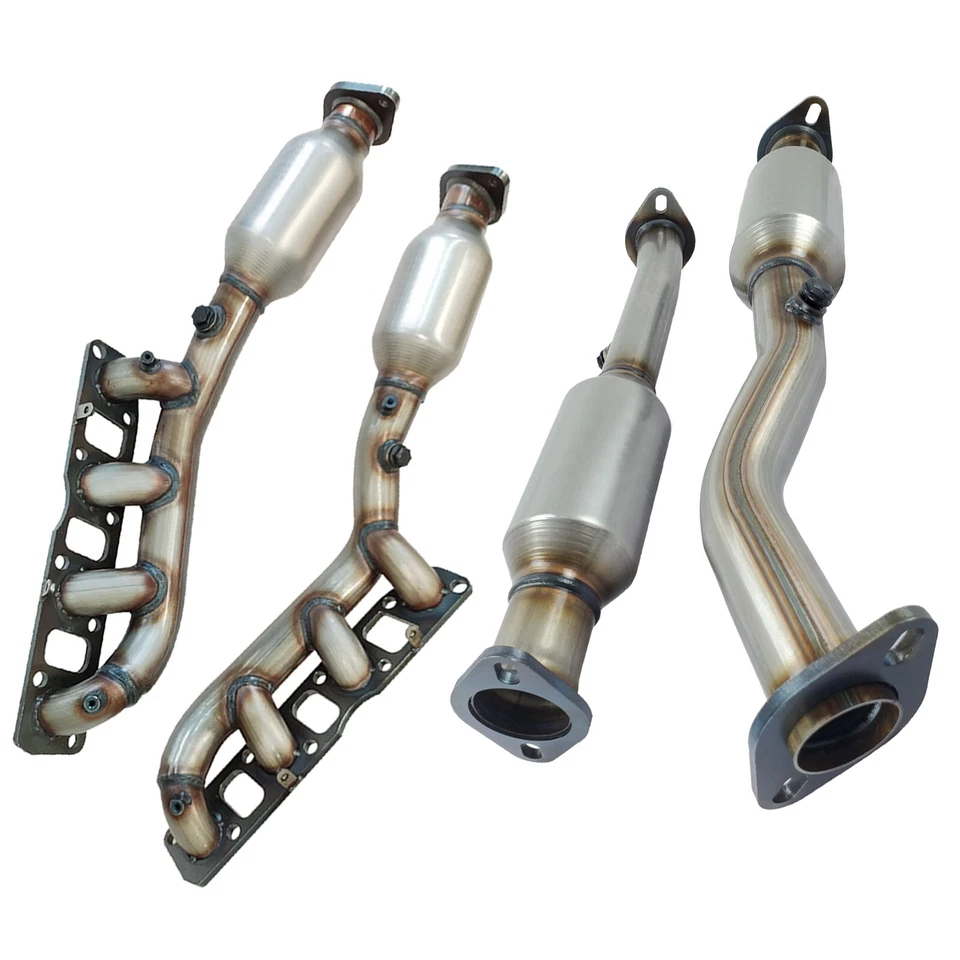 4PCS Front & Rear For Nissan Armada 5.6L 2004-2013 Manifold Catalytic Converter Foto 1 de 4