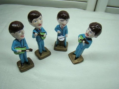 Colección The Beatles conjunto de 4 Ringo Paul George John Beatles banda grupo chicos Foto 1 de 4