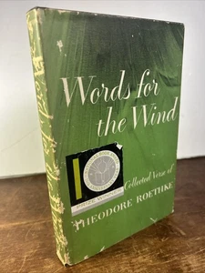 Vintage Anniversary Edition Words For The Wind Theodore Roethke HCDJ - Bild 1 von 6