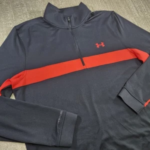 Under Armour Golf Sweatshirt Men Large Storm Midlayer Pullover Water Resistant - Picture 1 of 9