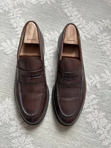 Gorgeous Church’s Darwin Brown Leather Loafers Custom Grade Size 11 RRP: £870 - Picture 1 of 9