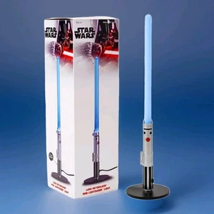 Star Wars Luke Skywalker spada laser lampada LED lampada da scrivania 12" - Foto 1 di 4