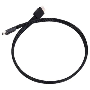PCIE 4.0 X4 GEN4 SAS4 Oculink Cable SFF-8611 Braided Soft Extender Cable6920 - Afbeelding 1 van 7