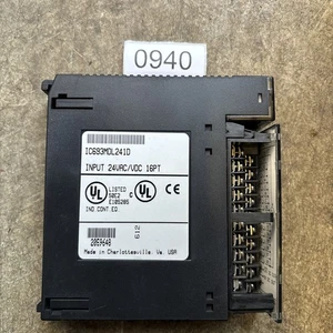 GE Fanuc Series 90-30 IC693MDL241D 24VAC/VDC 16PT Input Module USED IC693MDL241 - Picture 1 of 4