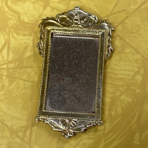 VTG 1960s Marx Little Hostess Gilded Mirror Dollhouse Miniature (Tarnished) - Picture 1 of 3
