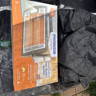 POWERGEAR Comfort Zone 1,500W Quartz Electric Space Heater - Black - Image 1 of 3