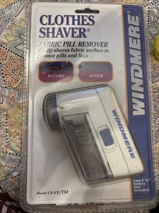 Windmere Clothes Shaver Fabric Pill & Fuzz Remover C Battery Needed CS–1CP/734 - Picture 1 of 7