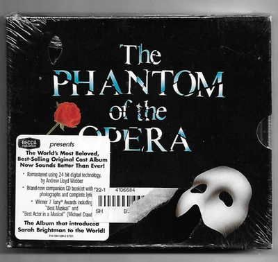 Phantom Of The Opera Original Cast 2 CD 1987 Andrew Lloyd Weber SEALED Foto 1 de 2