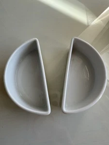 LSA international white porcelain butter dishes - Dips - Snacks - Picture 1 of 6