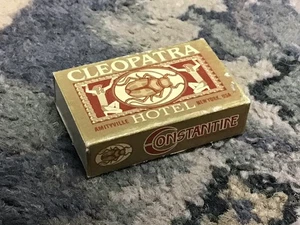 Constantine Movie Cleopatra Hotel Matchbox w/ Golden Scarab Beetle Pin Prop! - Picture 1 of 3