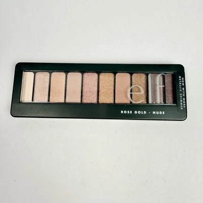 e.l.f. Rose Gold Eyeshadow Palette - NUDE - 83277 - 10 Matte & Shimmer Shades - Image 1 of 4